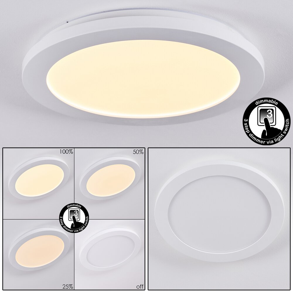 Siguna Plafondlamp LED Wit, 1-licht main product photo