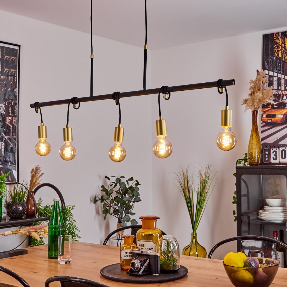 Blaco Hanglamp Zwart, 5-lichts main product photo