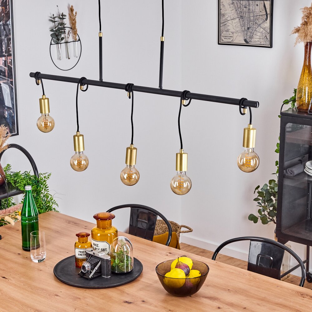 Blaco Hanglamp Zwart, 5-lichts