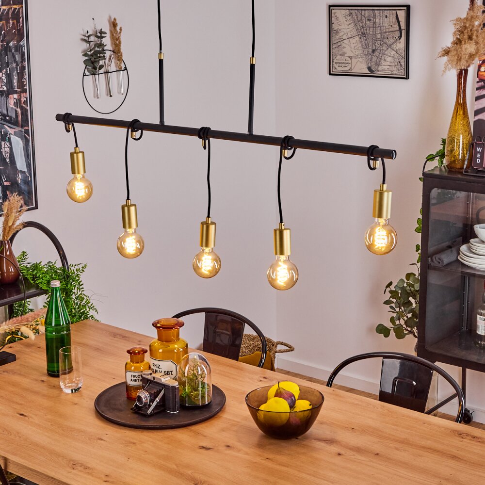 Blaco Hanglamp Zwart, 5-lichts