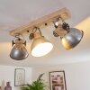 Orny Plafondlamp Bruin, Gegalvaniseerd, 3-lichts