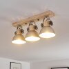 Orny Plafondlamp Bruin, Gegalvaniseerd, 3-lichts