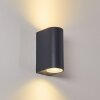 Kingstown Muurlamp LED Antraciet, 1-licht