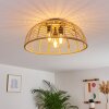 Mongolei Plafondlamp Zwart, 3-lichts