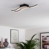 Letala Plafondlamp LED Zwart, 3-lichts
