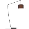 Brilliant Daria Booglamp Zwart, 1-licht