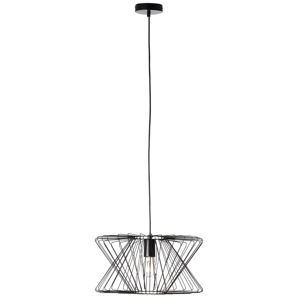 Brilliant George Town Hanglamp Zwart, 1-licht main product photo
