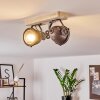 Herford Plafondlamp Hout licht, 2-lichts Herford Plafondlamp Hout licht, 2-lichts