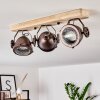 Herford Plafondlamp Koperkleurig, Natuurlijke kleuren, 3-lichts