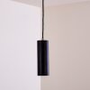 Zuoz Hanger Zwart, 1-licht