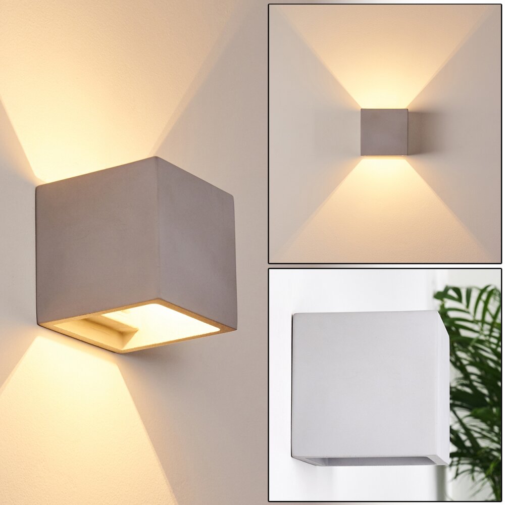 Braslo Muurlamp Grijs, 1-licht main product photo