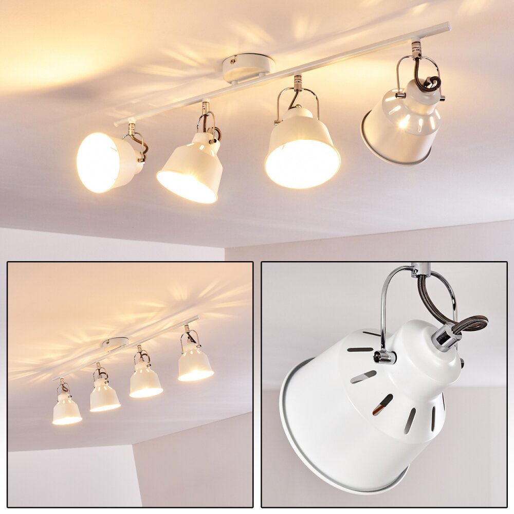 Safari Plafondlamp Wit, 4-lichts main product photo