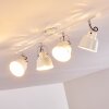 Safari Plafondlamp Wit, 4-lichts