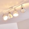Safari Plafondlamp Wit, 4-lichts