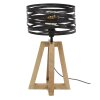 BEILEN Tafellamp Hout donker, 1-licht