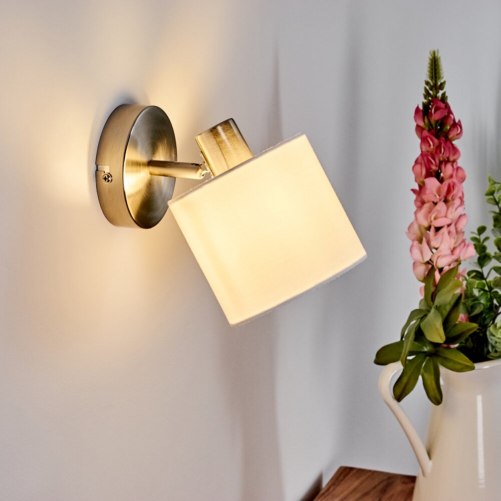 Alsen Muurlamp Nikkel mat, 1-licht