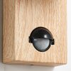 Brilliant Galeni Muurlamp Hout licht, 1-licht, Bewegingsmelder