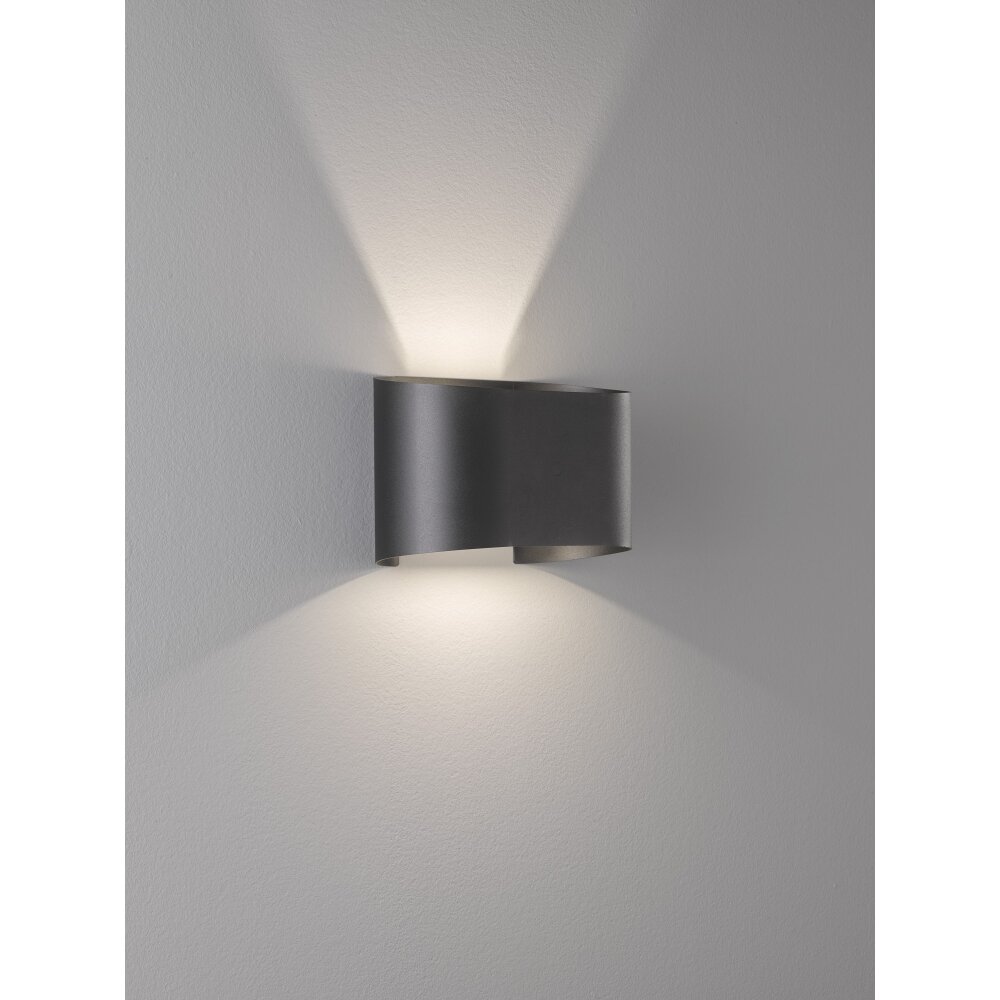 Fischer & Honsel Wall Muurlamp Zwart, 2-lichts main product photo