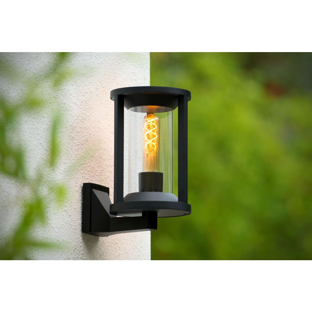 Lucide CADIX Buiten muurverlichting Zwart, 1-licht main product photo