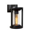 Lucide CADIX Buiten muurverlichting Zwart, 1-licht