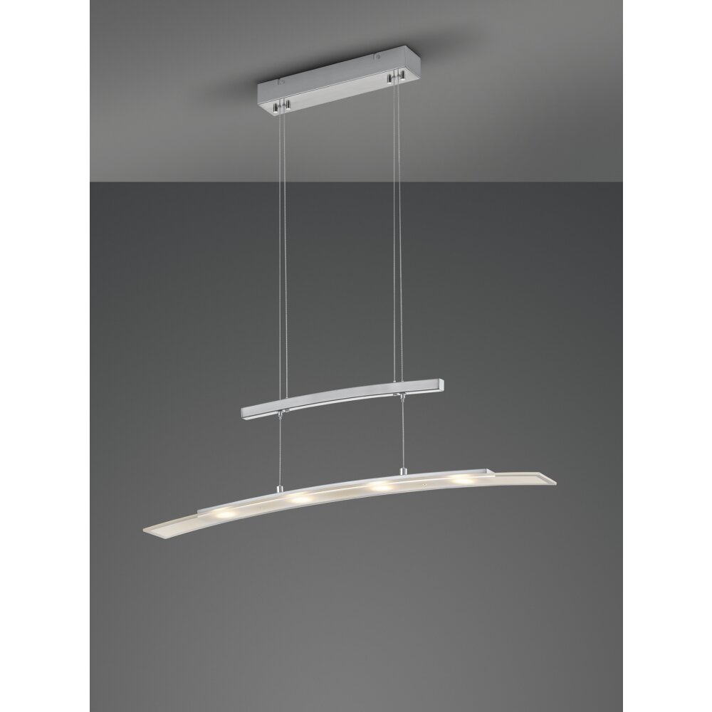 Reality Samos Hanglamp Nikkel mat, 4-lichts main product photo