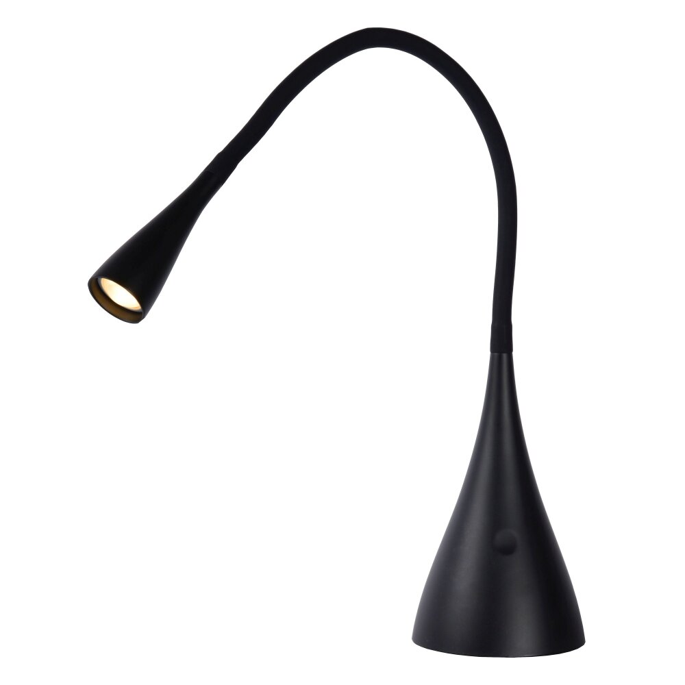 Lucide ZOZY Bureaulamp LED Zwart, 1-licht main product photo