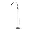 Lucide ZOZY Staande lamp LED Zwart, 1-licht