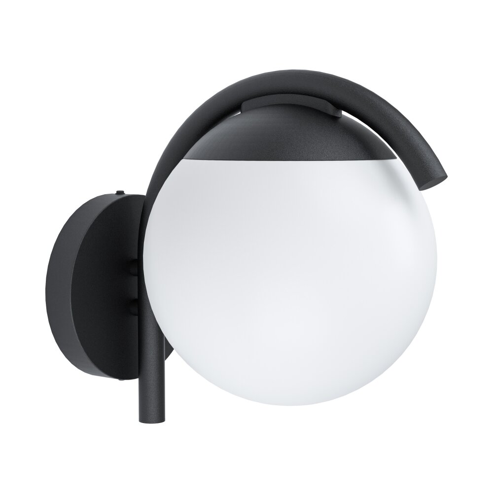 Eglo PRATA VECCHIA Buiten muurverlichting Zwart, 1-licht main product photo
