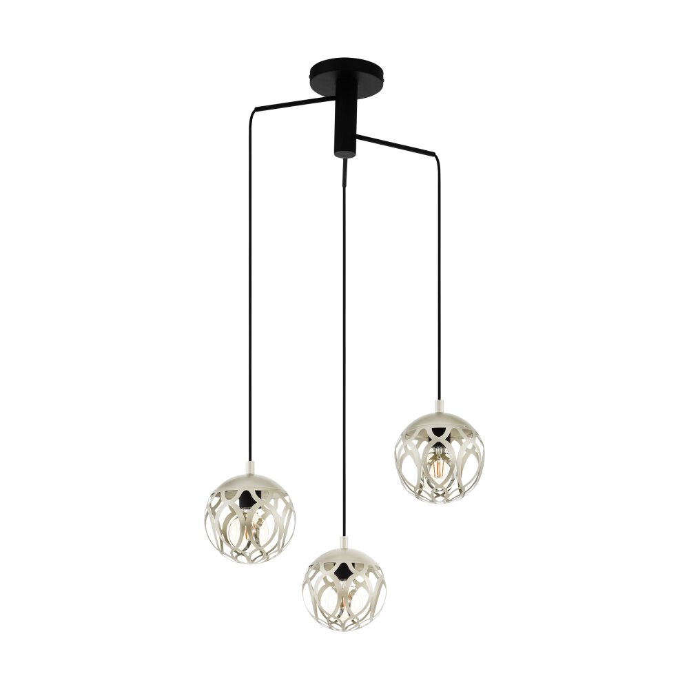 Eglo MIRTAZZA Hanger Zwart, 3-lichts main product photo