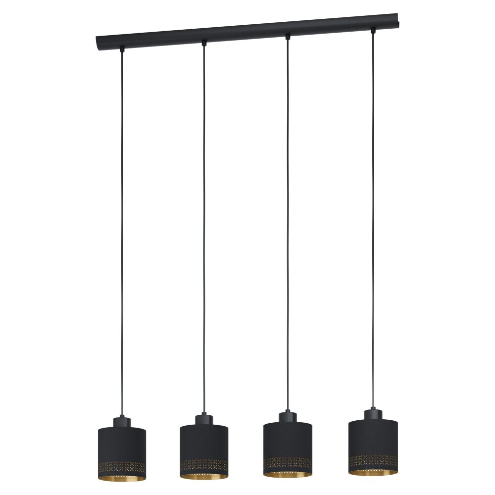 Eglo ESTEPERRA Hanger Zwart, 4-lichts main product photo