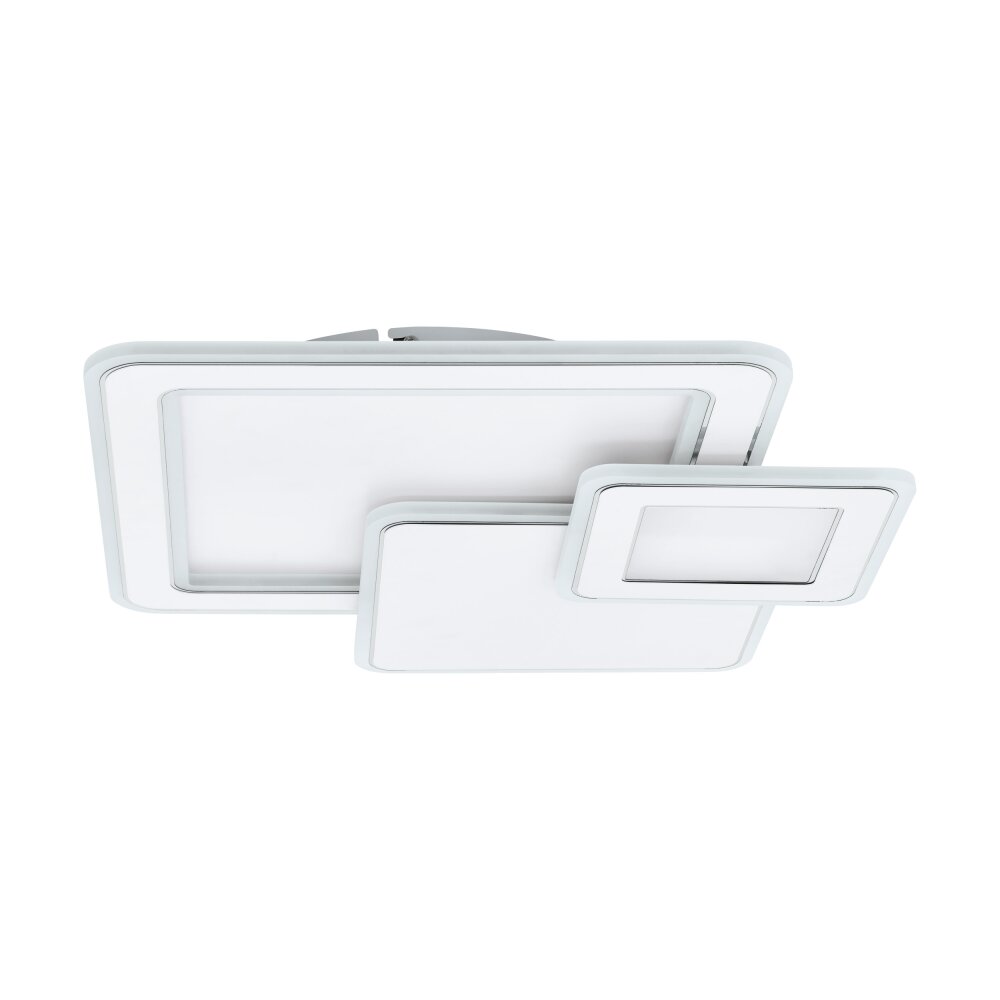 Eglo MENTALURGIA Plafondlamp LED Chroom, Wit, 1-licht main product photo