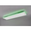 Trio Columbia Plafondlamp LED Wit, 1-licht, Afstandsbediening, Kleurwisselaar