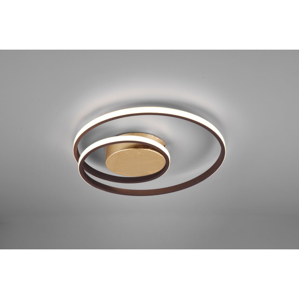 Reality Zibal Plafondlamp LED Roest, 1-licht main product photo