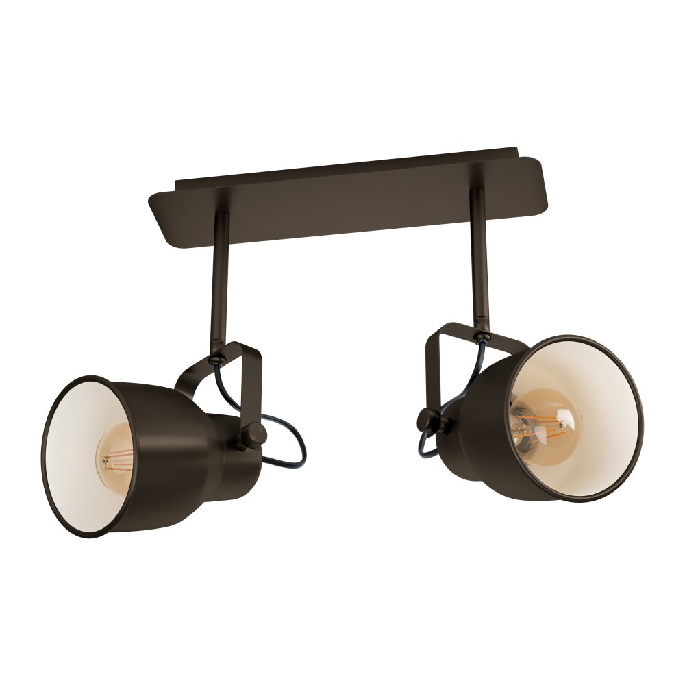 Eglo MITCHLEY Plafondlamp Brons, Cream, 2-lichts main product photo