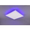 Trio Columbia Plafondlamp LED Wit, 1-licht, Afstandsbediening, Kleurwisselaar
