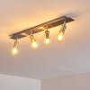 Lagunita Plafondlamp Nikkel mat, 4-lichts