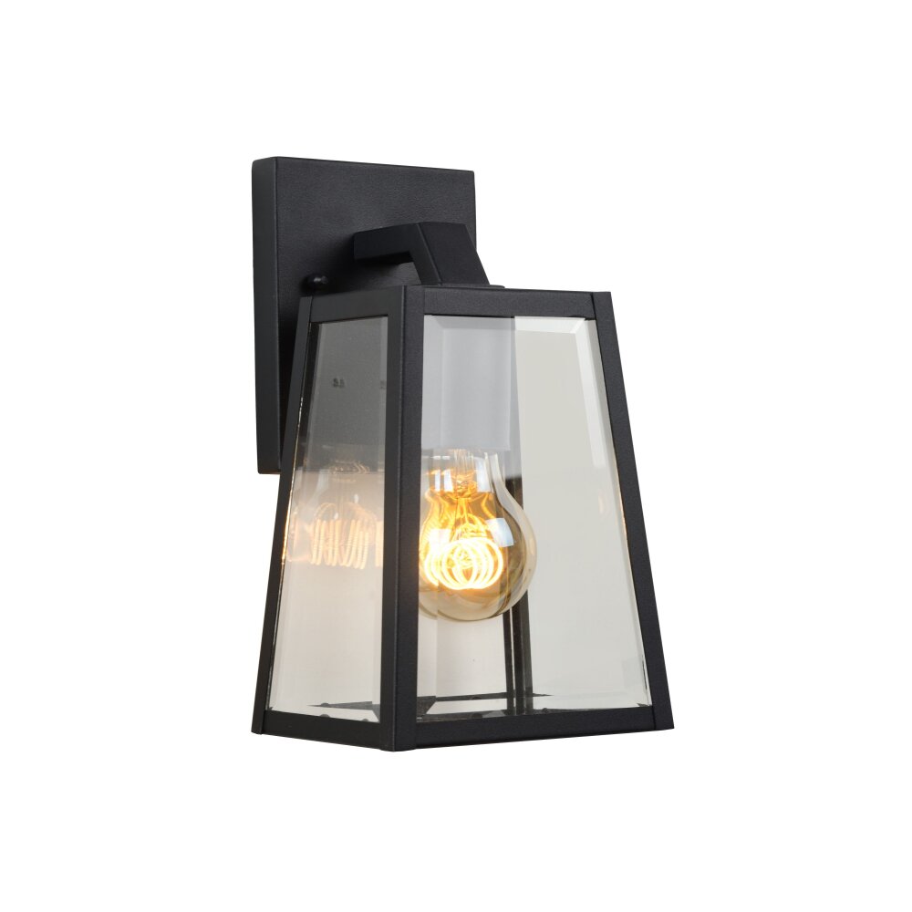 Lucide MATSLOT Buiten muurverlichting Zwart, 1-licht main product photo