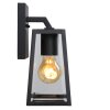 Lucide MATSLOT Buiten muurverlichting Zwart, 1-licht