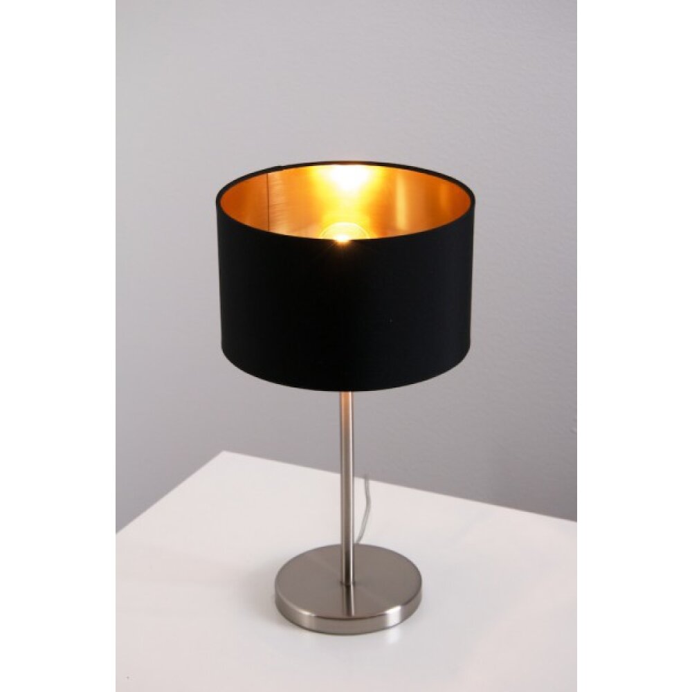Eglo Maserlo Tafellamp Nikkel mat, 1-licht main product photo