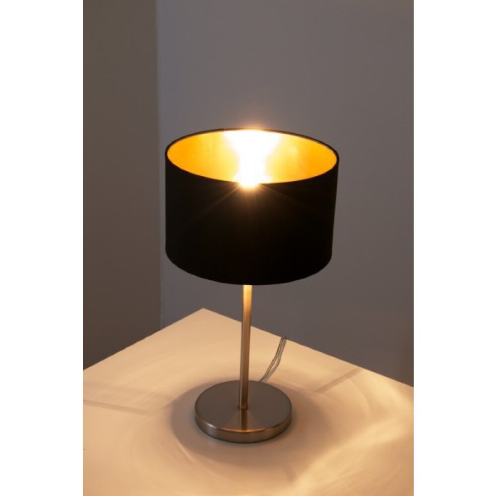 Eglo Maserlo Tafellamp Nikkel mat, 1-licht