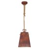 Eglo MEOPHAM Hanger Roest, 1-licht