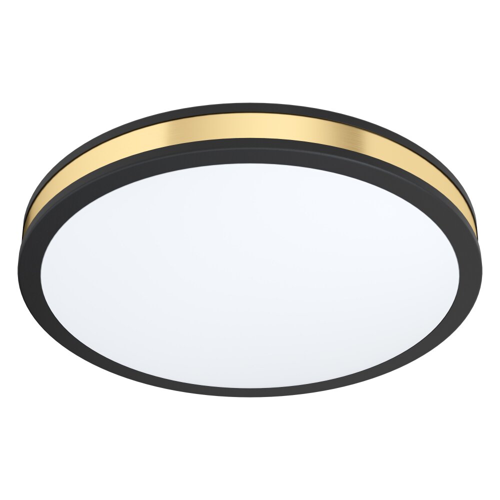 Eglo PESCAITO Plafondlamp LED Zwart, 1-licht main product photo