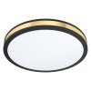 Eglo PESCAITO Plafondlamp LED Zwart, 1-licht