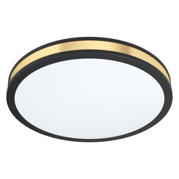 Eglo PESCAITO Plafondlamp LED Zwart, 1-licht