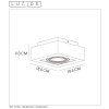 Lucide ZEFIX Plafond straler LED Wit, 1-licht