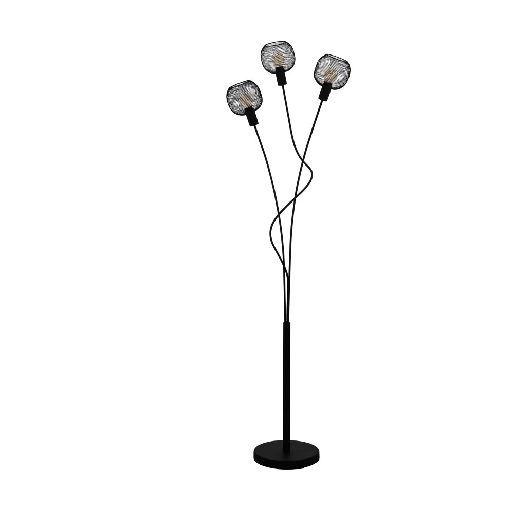 Eglo WRINGTON Staande lamp Zwart, 3-lichts main product photo