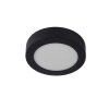Lucide BRICE Plafondlamp LED Zwart, 1-licht