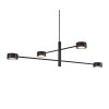 Nordlux CLYDE Hanglamp LED Zwart, 4-lichts