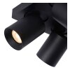 Lucide NIGEL Plafond straler LED Zwart, 4-lichts