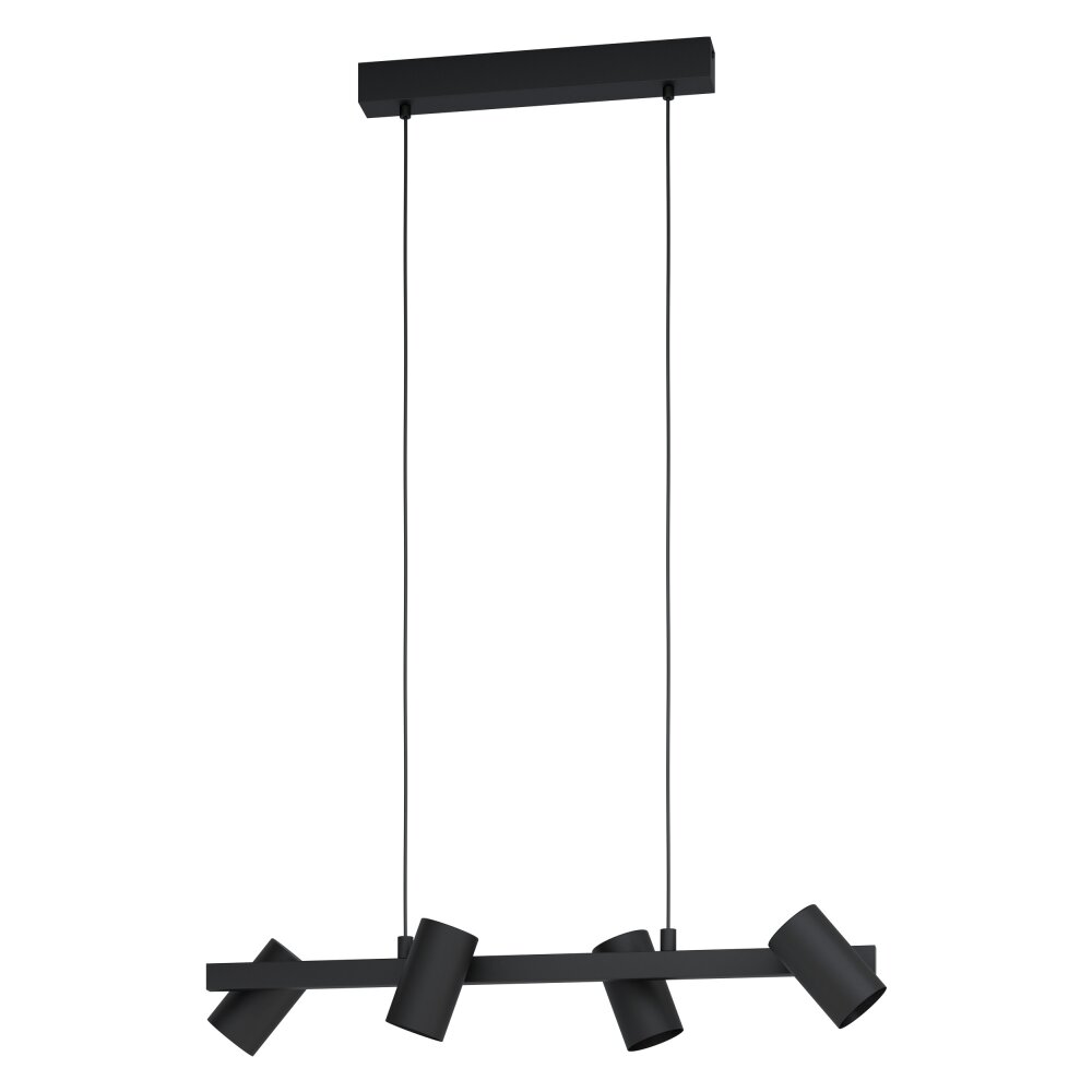 Eglo GATUELA Hanger Zwart, 4-lichts main product photo